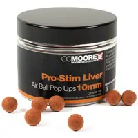 Cc moore plovoucí boilie pro-stim liver pop ups 12 mm - yellow