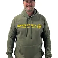 Sportex rybářská mikina s kapucí zelená - xl