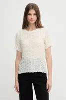 Tričko Dkny dámské, béžová barva, P52SAW83