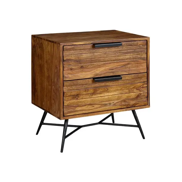 MID.YOU NOČNÍ STOLEK, sheesham, 60/60/40 cm