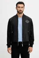 Bomber bunda BOSS černá barva, přechodná, 50543675