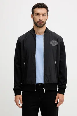 Bomber bunda BOSS černá barva, přechodná, 50543675