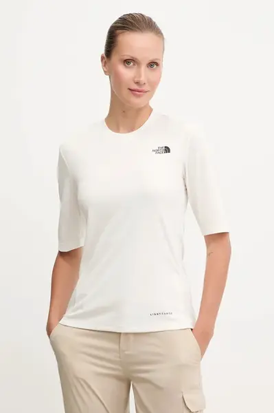 Sportovní triko The North Face Shadow dámské, béžová barva, NF0A8E1DQLI1