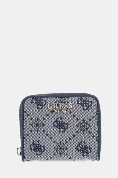 Peněženka Guess NEDA dámská, modrá barva, SWJP96 54137