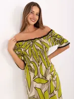 Dress-LK-SK-510095.89-khaki