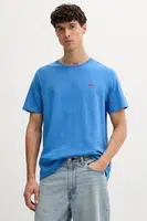 Bavlněné tričko Levi's pánské, modrá barva, 56605
