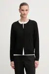 Kardigan Dkny dámský, černá barva, DJ5R0733