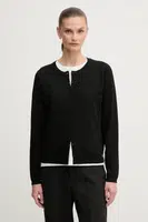 Kardigan Dkny dámský, černá barva, DJ5R0733