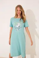 Bavlněné pyžamo women'secret dámské, tyrkysová barva, bavlněné, 4442106