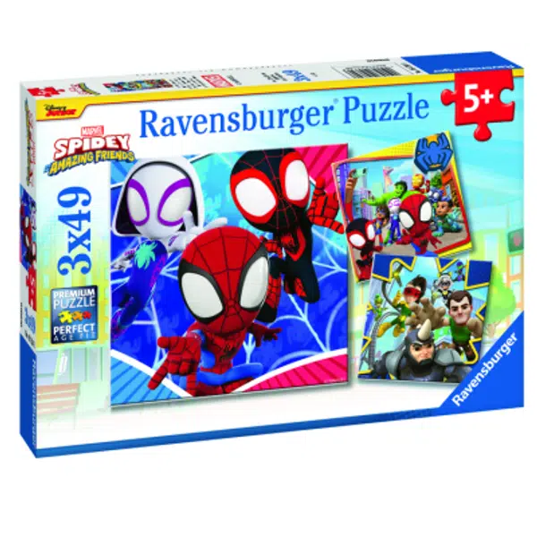 Puzzle Spidey 3x49 dílků