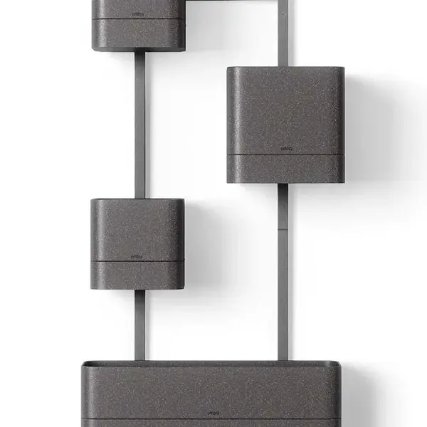 Sada nástěnných květináčů Umbra Cubiko 35,6 x 72,6 cm