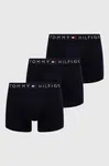 Boxerky Tommy Hilfiger 3-pack pánské, tmavomodrá barva, UM0UM03180