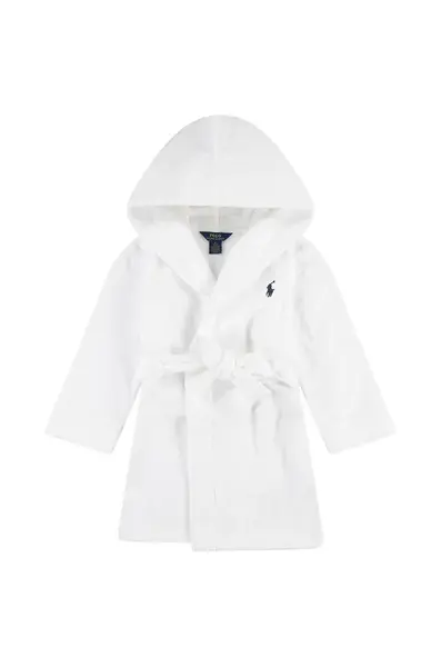 Dětský bavlněný župan Polo Ralph Lauren bílá barva, 8P0188