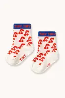 Dětské ponožky Tinycottons CHERRIES MEDIUM SOCKS