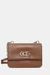 Kabelka Guess SALINGE hnědá barva, HWKG96 24200