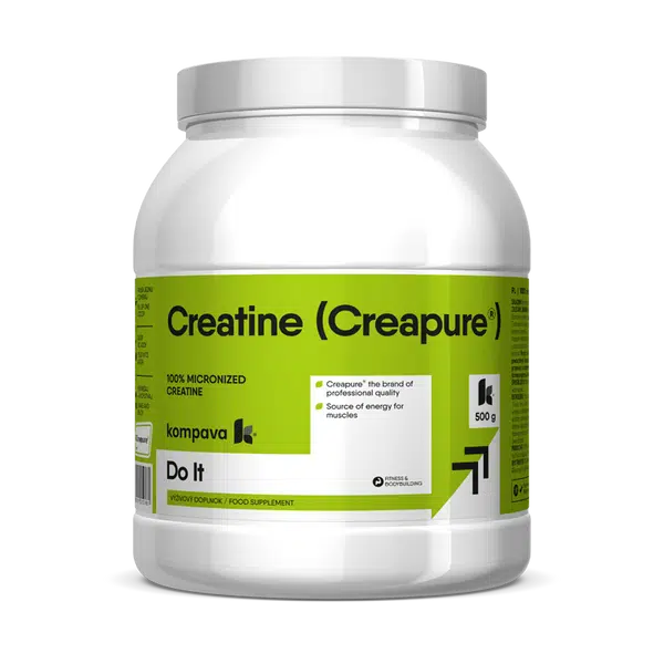 KOMPAVA Kreatin prášek Creatine Creapure 500g bez příchuti