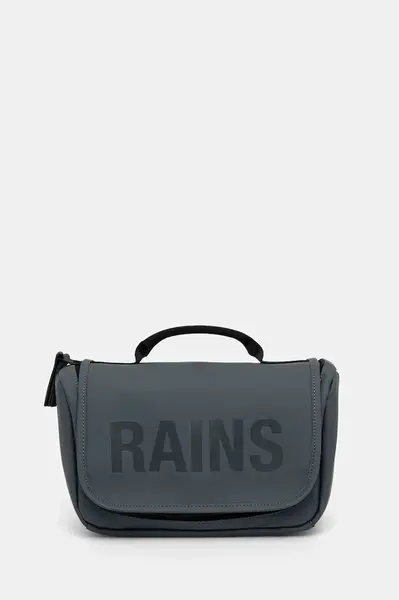 Kosmetická taška Rains 16310 Texel Wash Bag šedá barva, 16310