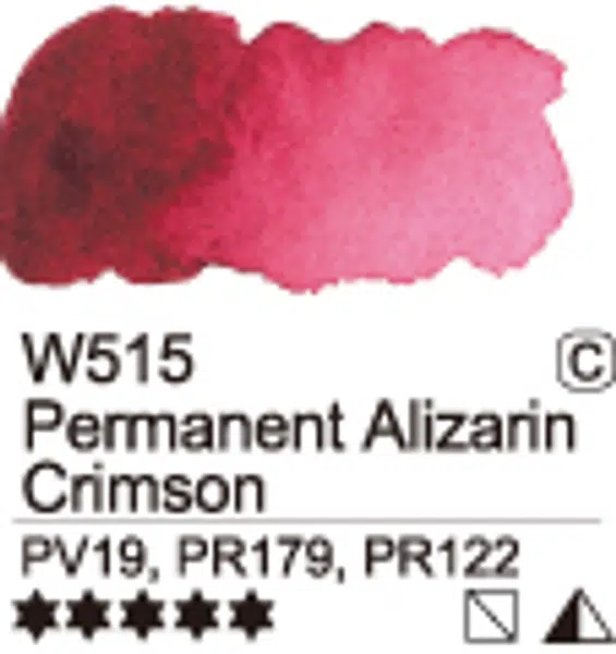Akvarelová barva Mijello 15ml – 515 Permanent Alizarin Crimson