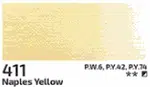 Akrylová barva Rosa 200ml – 411 naples yellow