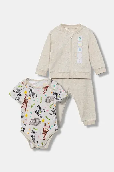 Dětská bavlněná souprava Guess 3-pack