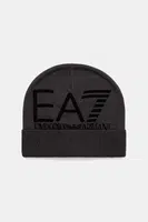Čepice EA7 Emporio Armani šedá barva, AF11994.7X000006