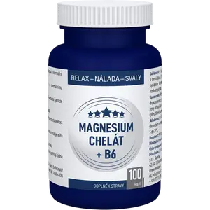 CLINICAL Magnesium chelát + B6 100 kapslí