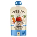 RUDOLFS Bio kapsička zelenina rýže, ryba 8m+ 110 g