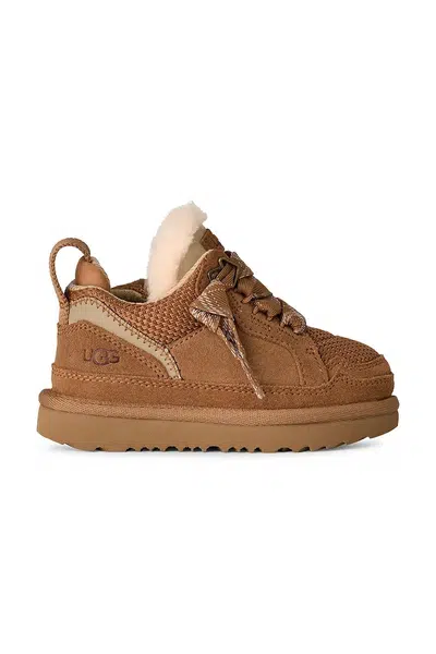 Dětské tenisky UGG LOWMEL hnědá barva, 1152410T