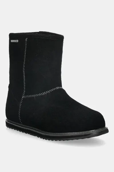 Dětské semišové sněhule Emu Australia Brumby Lo Teens 2.0 černá barva, T13225