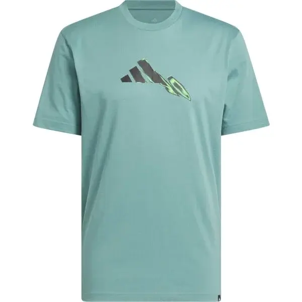 adidas M LIGHT MVMT TEE Pánské tričko, zelená, velikost XXL