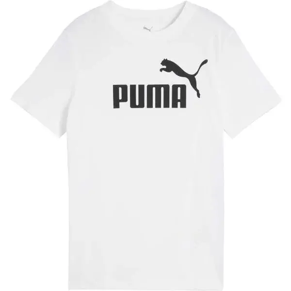 Puma ESSENTIALS NO. 1 LOGO TEE G Dívčí triko, bílá, velikost