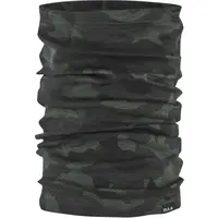 Bula PRINTED WOOL TUBE Univerzální vlněný nákrčník, černá, velikost