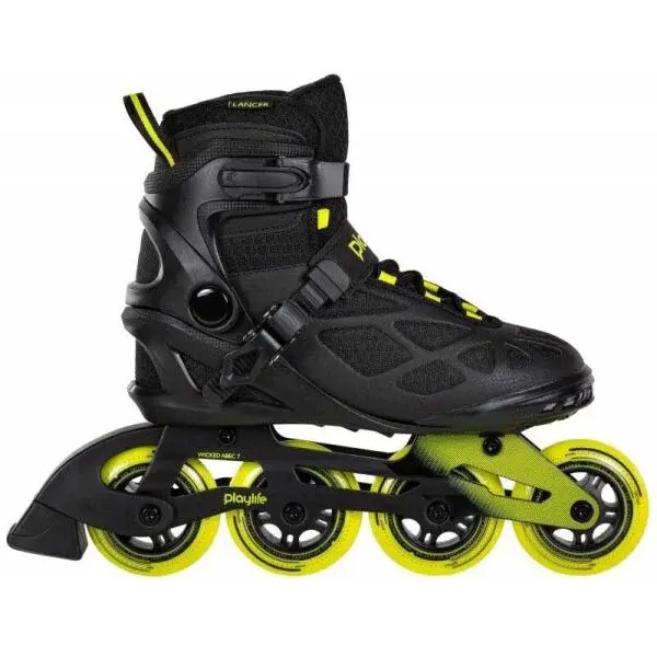 Powerslide PLAYLIFE LANCER BLACK 84 Fitness brusle, černá, velikost