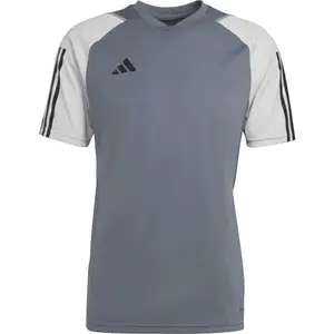 adidas TIRO23 COMPETITION JERSEY Pánské sportovní triko, šedá, velikost