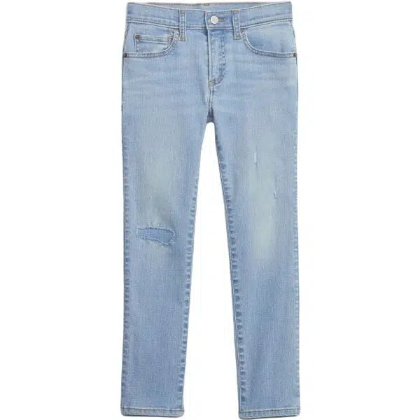 GAP V-SKINNY Chlapecké džíny, světle modrá, velikost 7Y