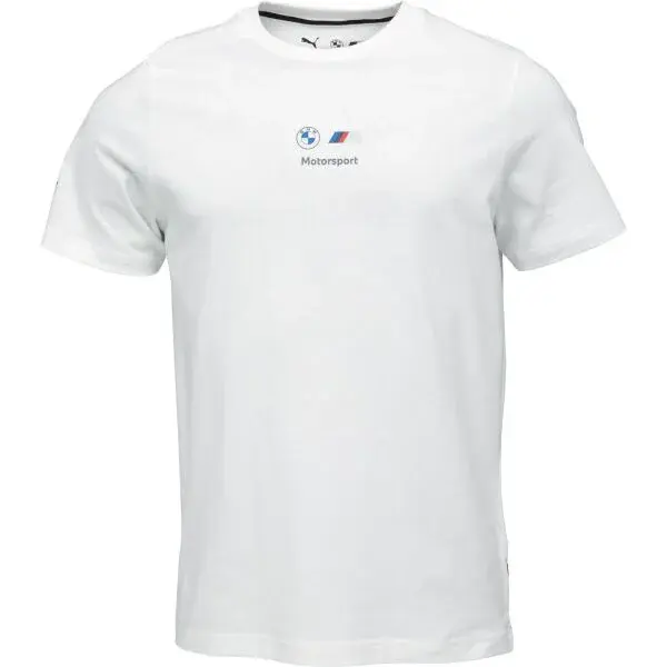 Puma BMW M MOTORSPORT GRAPHIC TEE 2 Pánské triko, bílá, velikost