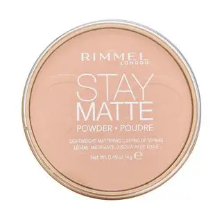Rimmel London Stay Matte Long Lasting Pressed Powder púder so zmatňujúcim účinkom 002 Pink Blossom 14 g