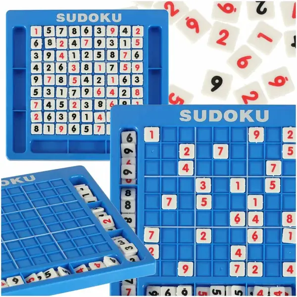 Sudoku stolová hra – doska 25,5×24 cm, 81 kociek