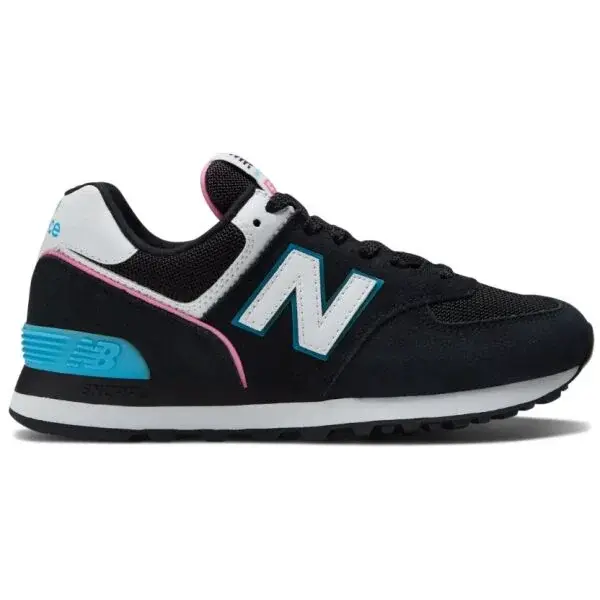 New Balance WL574CK2 Dámská volnočasová obuv, černá, velikost 37.5