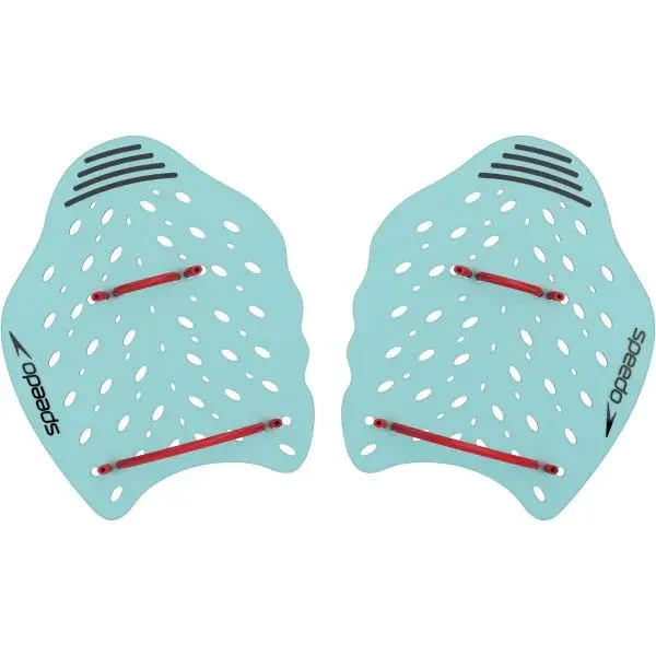 Speedo POWER PLUS PADDLE Univerzální plavecké packy, tyrkysová, velikost