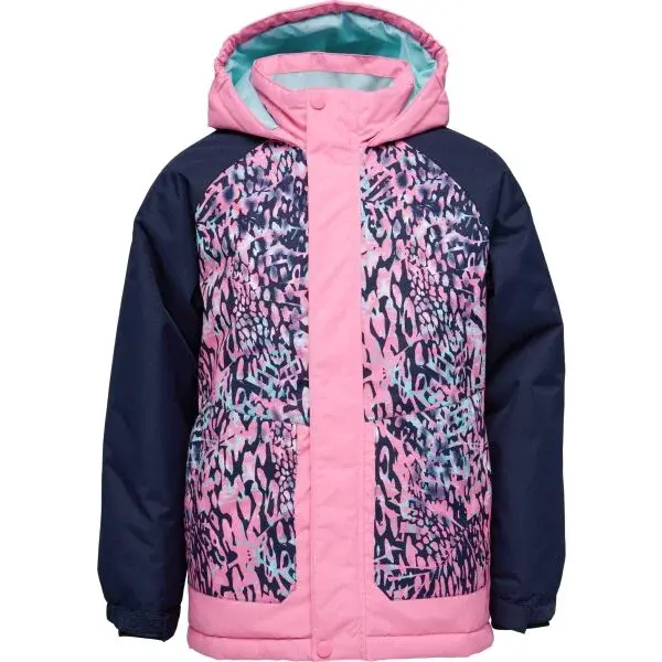 Lewro ODETTE Dívčí zimní bunda, růžová, velikost 164-170
