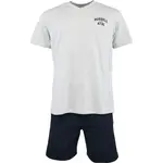 Russell Athletic SET TEE SHORT Pánský pyžamový set, šedá, velikost XXL