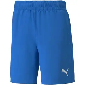 Puma TEAMFINAL SHORTS Pánské fotbalové šortky, modrá, velikost