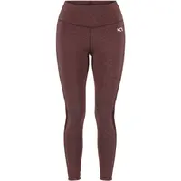 KARI TRAA JULIE Dámské sportovní legíny, vínová, velikost