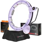HMS SET HHM13 + BR163 Sada masážní obruče se závažím a zeštíhlujícího pásu, fialová, velikost