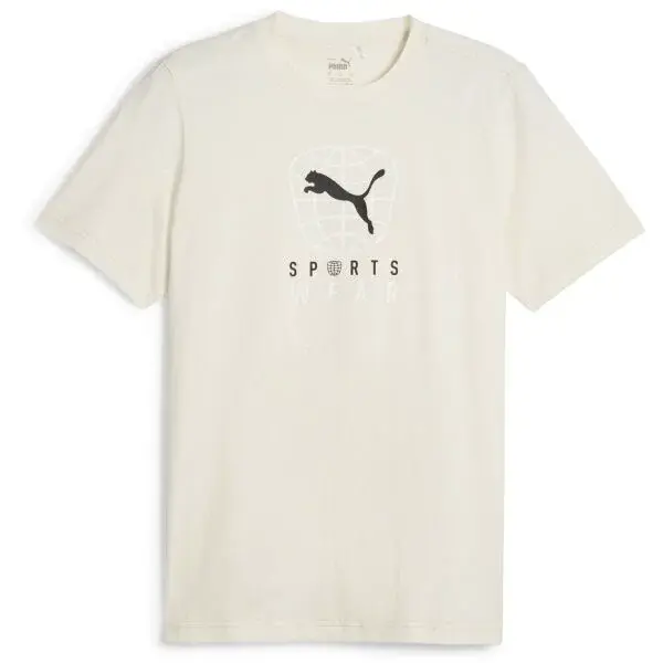 Puma BETTER SPORTSWEAR  TEE Pánské triko, béžová, velikost