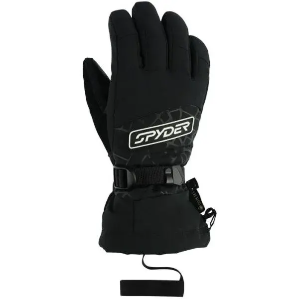 Spyder OVERWEB GTX Lyžařské rukavice, černá, velikost