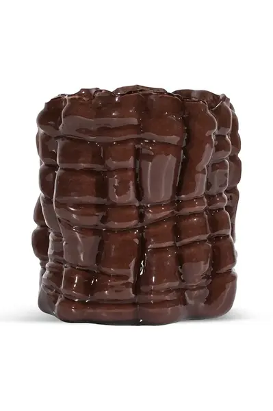 Dekorativní svícen Byon Laranne 16 cm M hnědá barva