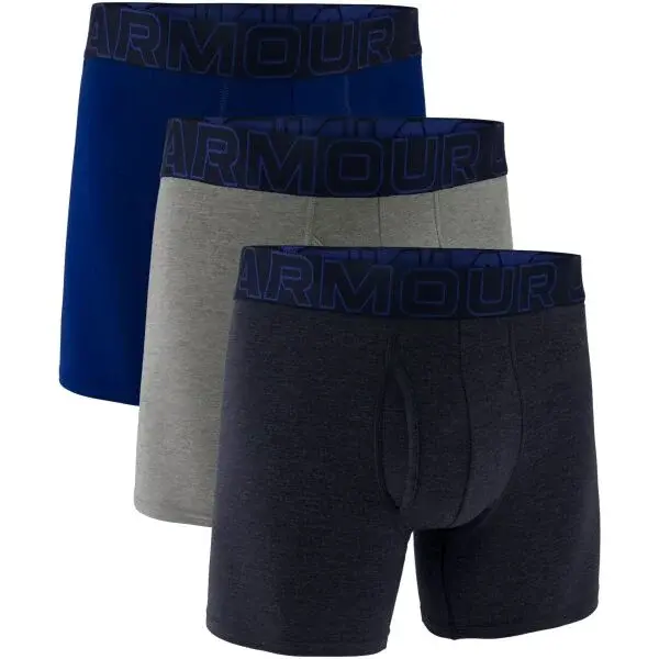 Under Armour PERF COTTON Pánské boxerky, modrá, velikost S