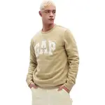 GAP ORIGINAL ARCH CREW Pánská mikina, béžová, velikost